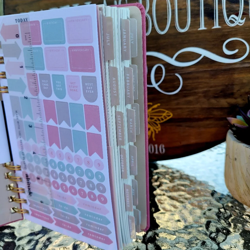 2024/2025 Altitude Mauve Pink Planner